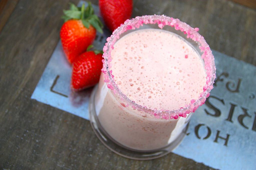 shake truskawkowy