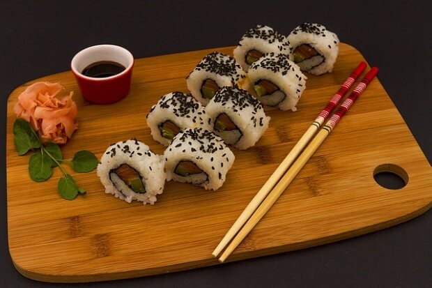 sushi na desce